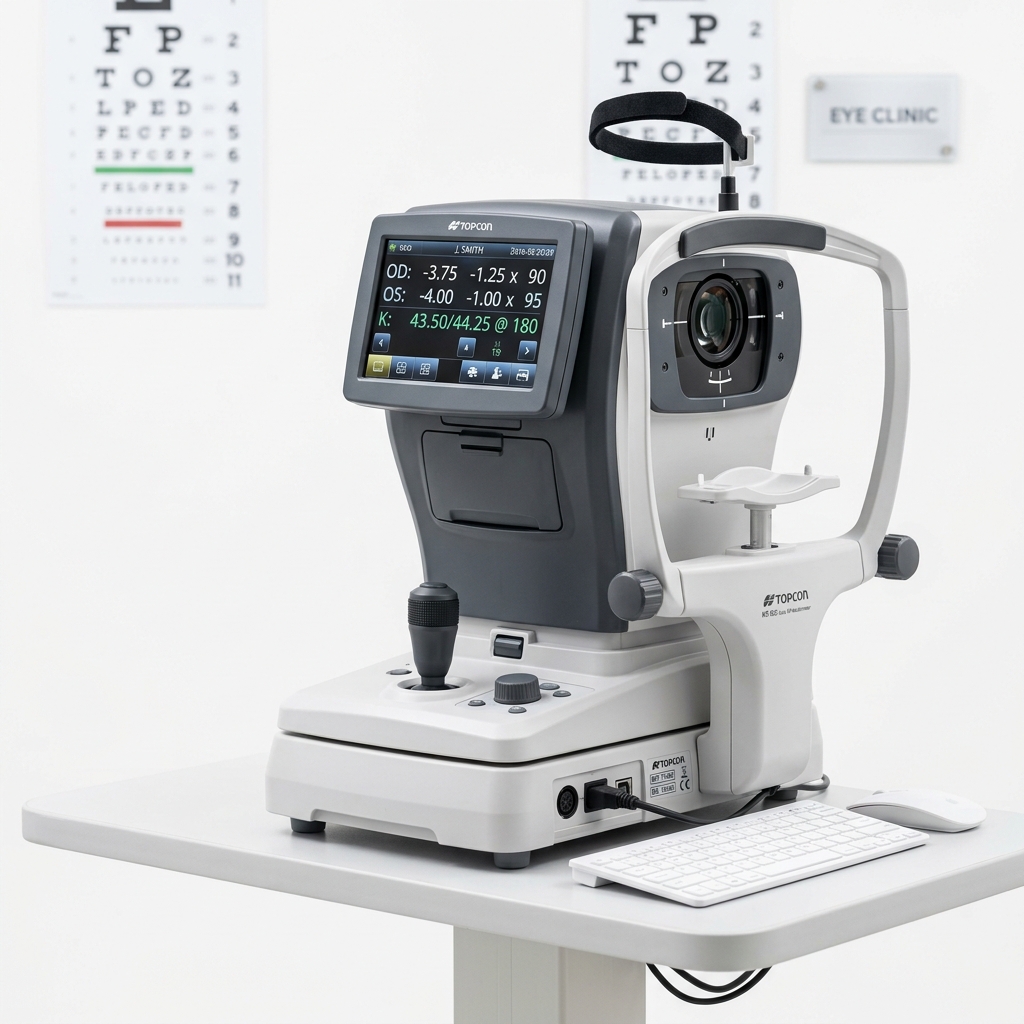 Manglam Auto Ref-Keratometer ARK-9200 (Touch Screen & Auto Fogging)